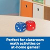 Learning Resources Foam Dice: Dot Dice, Red and Blue 6-Sided