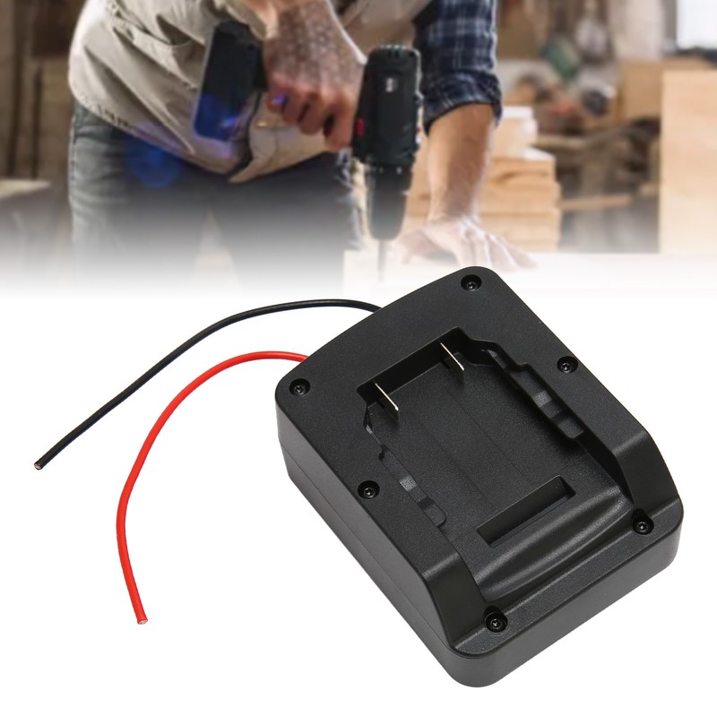 Secure Battery Adapter Independent Switch Dock Power Connector with Wires