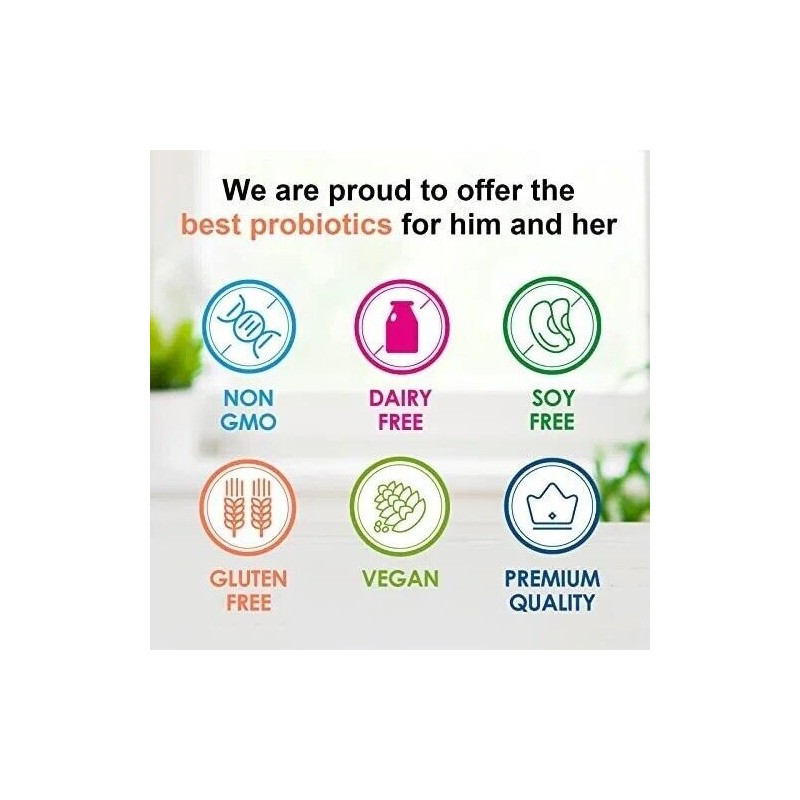 CANLIST 100 Billion Probiotics CFU Potency Gut Health Women Men