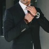 Leawede pulseras hombres De Cuero Con Hebilla Trenzada,Regalos Para Hombre