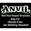 ANVIL Rail Banister Repair mounting Base- No Welding Needed Repairs