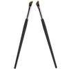IWOWHERO 2pcs Angled Eyebrow Brush Thin Eyeliner Brush Professional for