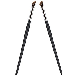 IWOWHERO 2pcs Angled Eyebrow Brush Thin Eyeliner Brush Professional for Effortless Application for Eyeliner Eyebrows Eyeshadow