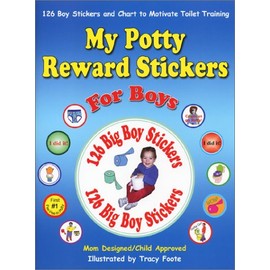 My Potty Reward Stickers for Boys: 126 Boy Potty Training Stickers and Chart to Motivate Toilet Training