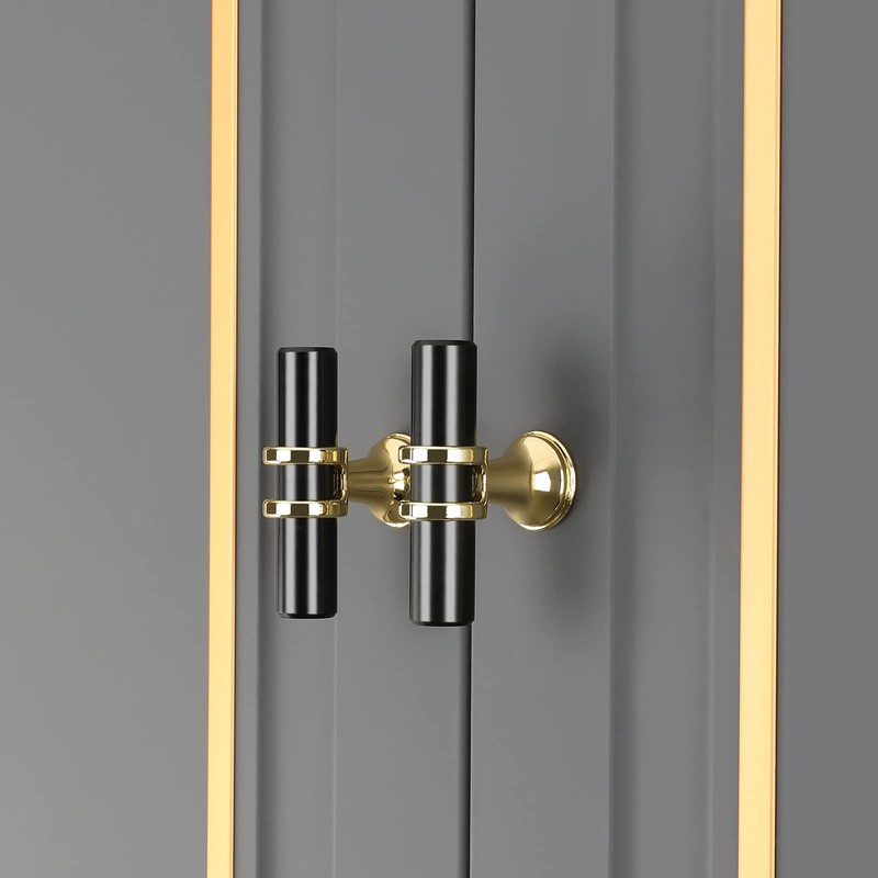 10 Pack homdiy Matte Black Cabinet Knobs Drawer Knobs, Single