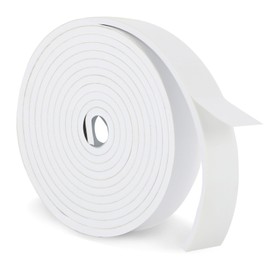 Mikzhskr Hat Tape Roll 80" Hats Size Reducer Insert Foam Filler Cap Sizing Tape Self Adhesive for Hard Hat, Graduation Cap, Cowboy, Fedora, Baseball Caps, Pana, Straw, Western (White)