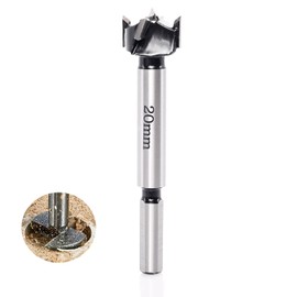 Sinoprotools Forstner Bit 25/32 Inch 20mm - Carbide Tipped Forstner Drill Bits - Forstner Bits for Woodworking Hole Saw Auger Opener, Drilling Boring Bit, for Hard Wood Plastic Plywood