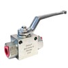 2 Way Hydraulic Ball Valve 3/8" BSP Thread with Mounting