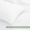 Exclusivo Mezcla Reversible Twin Quilt Bedding Set with Pillow Sham,