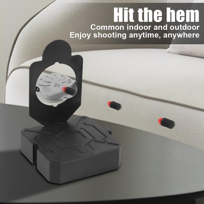Rotierender Mini-Zielständer, luftgewehr ziele, Mini Shooting Target Stand, Edelstahl-Schießscheibe mit