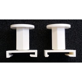 2 x Kermi spacers for radiators, each 25-40 mm, adjustable