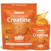 USDA Organic Ultra-Micronized Creatine Gummies for Men & Women; Orange