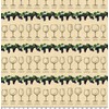 Clothworks Cheers Wine Glass Repeating Border Stripe, Fabric by The
