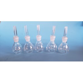 beyondsupply Lab glass Specific Gravity Bottle Pycnometer 10ml new(Bundle of 5)
