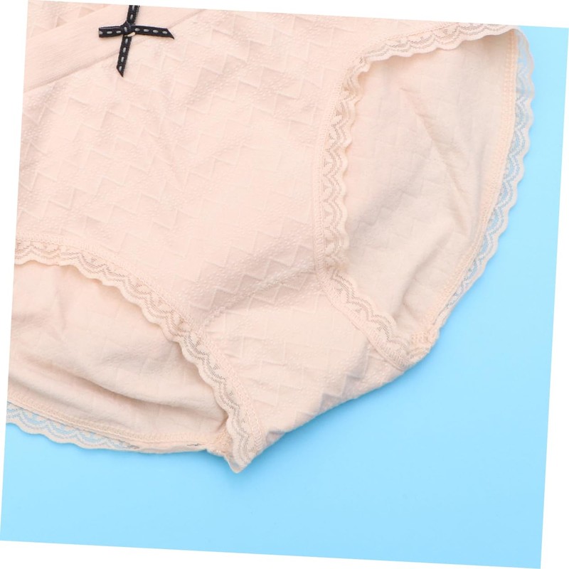Healeved 2Pcs Seamless Breathable Women Briefs Elastic High Waist Underpants