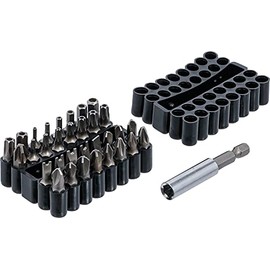 BGS Diy 763 | Bit Set | short | 6.3 mm (1/4") Drive | various types | 33 pcs.