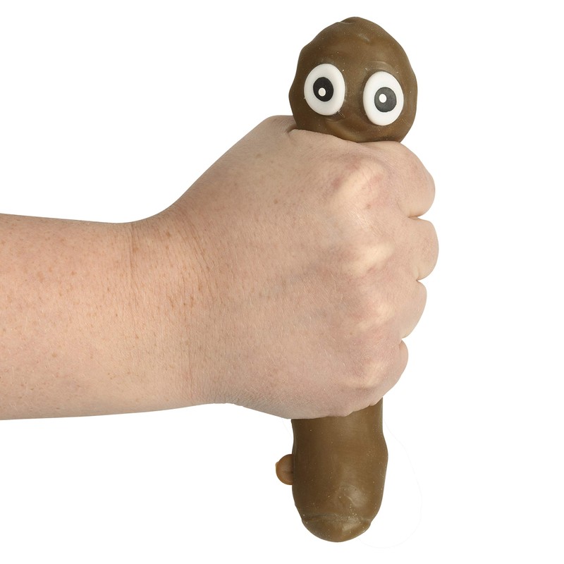 HTI Toys Squidgy Squishy Stretchy Poop Stress Reliever For Kids