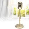 Microphone Prop, Vintage Simulation Old Fashioned Microphone Model with Stable