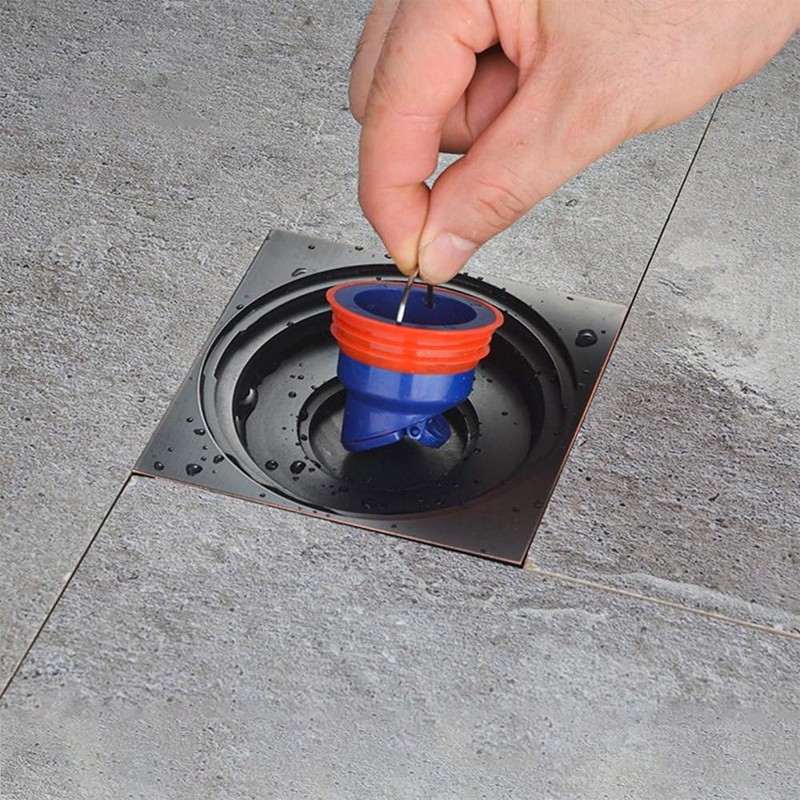 Hsthe Sea 2 x Floor Drain Backflow Preventer Bathtub, Sink,