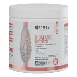 Birdman H - Balance | Myo Inositol y D-chiro Inositol, Magnesio, Vitaminas Y Zinc | Fórmula Premium Sin Aditivos | Sin Sabor | 30 Porciones