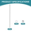 sourcing map 2pcs Fully Threaded Rod, M8 x 350mm 201
