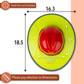 UNCO Hard Hat Sun Shield, Mesh Sunshade, Visor, Neck Shade