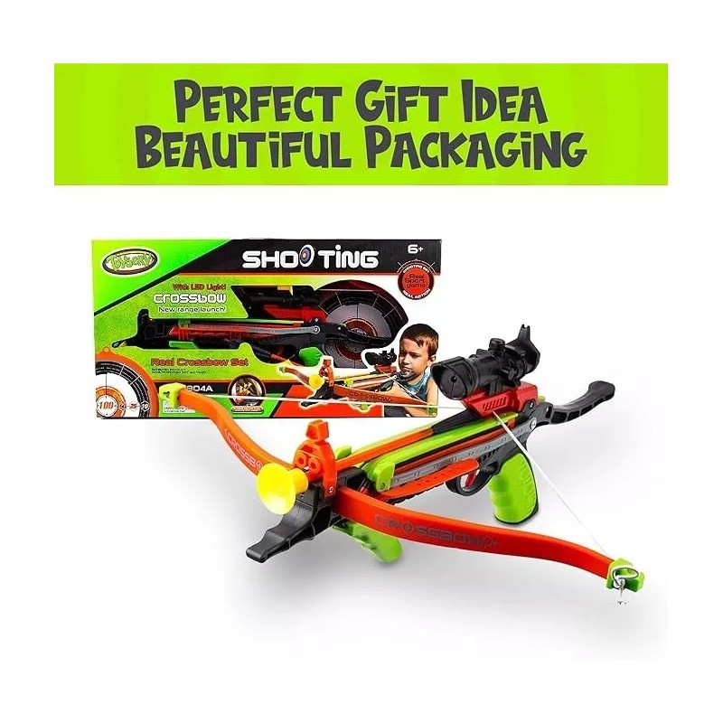 Toysery Real Crossbow Archery Set for Kids - 3 Suction