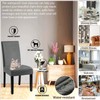 BOGUANG Waterproof Dining Chair Cover,Spandex Fabric Fit Stretch Chair Slipcover,Removable
