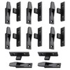 10 X Keku Drop On/Hook On Push in Plinth Fasteners