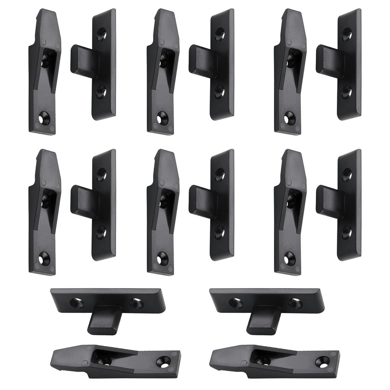 10 X Keku Drop On/Hook On Push in Plinth Fasteners