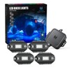MICTUNING C1 4 Pods RGBW LED Rock Lights - Multicolor