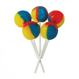 Dobsons Wrapped Tutti Frutti Mega Lollies 475g Sweet Jar