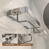 VOLPONE Stainless Steel Wall Mounted Bathroom Shelves - 2-Tier Floating