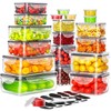 40 PCS Food Storage Containers with Lids Airtight (20 Containers