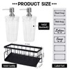 Kitchen Sink Caddy with Hand and Dish Soap Dispenser Set,
