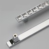 ESreake 4 Pack Crystal Glass Rhinestone Cabinet Pulls Knobs Handles,Modern