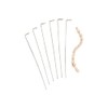 HIC Kitchen Roasting Holiday Turkey Lacer Kit, Cotton Butcher’s Twine,