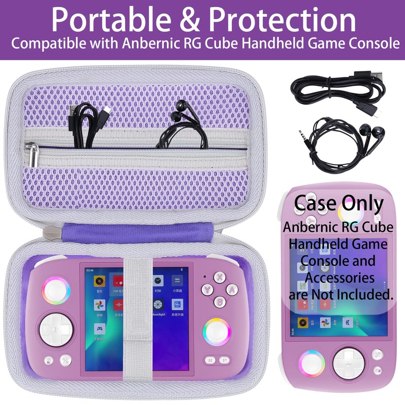 khanka Hard Travel Case Replacement for Anbernic RG Cube Unisoc