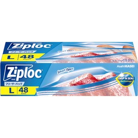 Ziploc Freezer Bag, Large Capacity, 48 Pieces