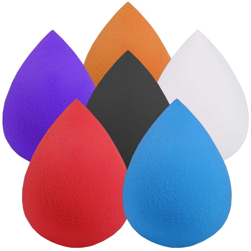 Makeup Sponge Blender, Great for Blending Foundation and Concealer, 6