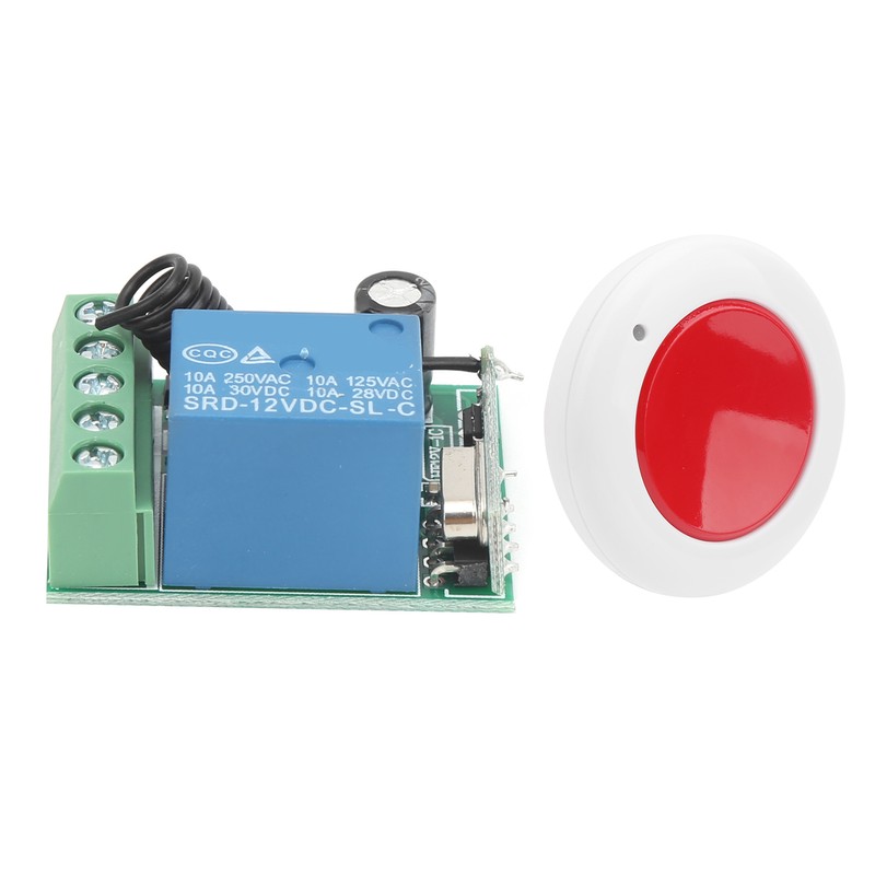 DC12V 433MHz Single Channel Relay Remote Control Wireless Switch Receiver