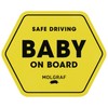 MOLGRAF BABY ON BOARD Sticker (Yellow)