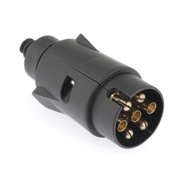 Dino 130077 Trailer Adaptor 7–Pin Plug 12 V ISO 1724 Type N
