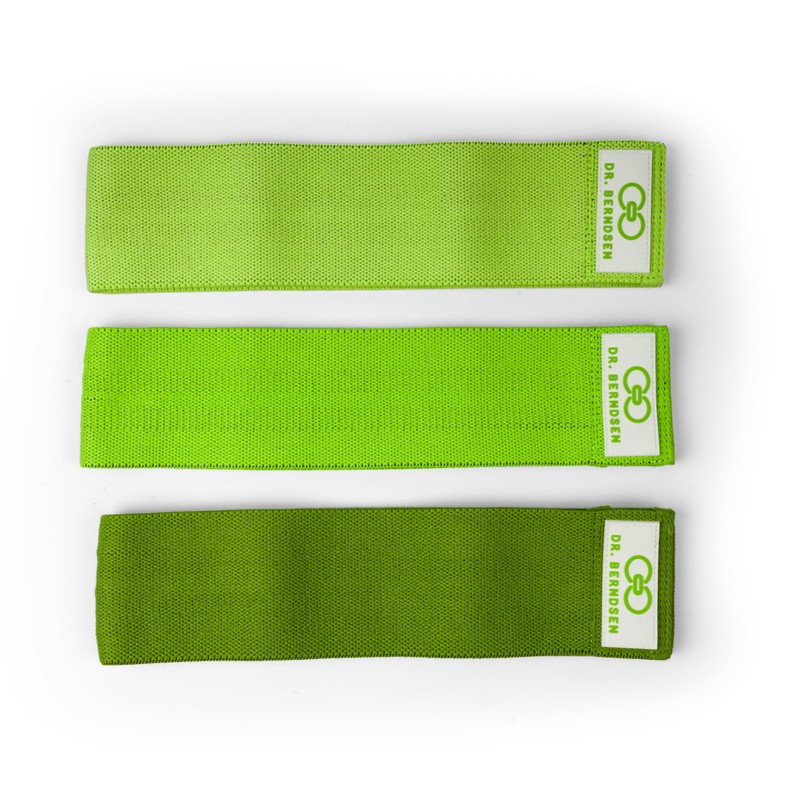 Dr. Berndsen FlexBand Trio 3 Resistance Levels: Light, Medium, Strong,