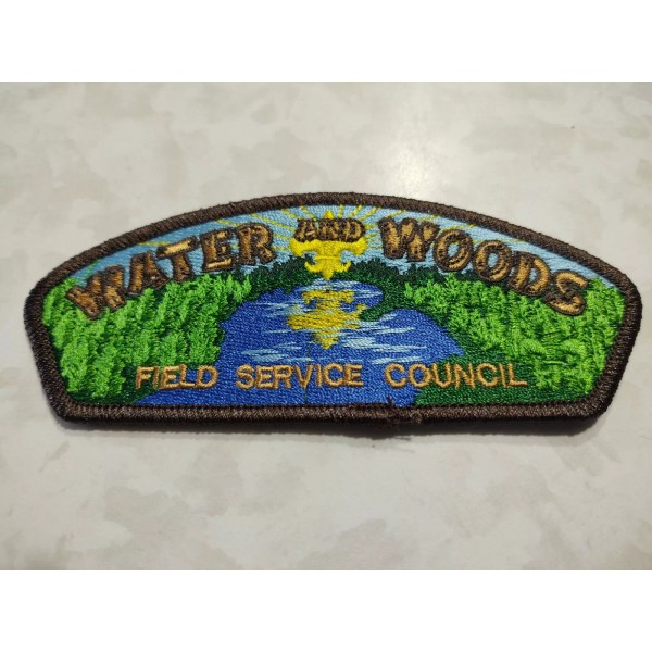 Boy Scout BSA Water and Woods AB Back FSC Michigan