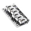 6 String Guitar Bridge Replacement Zinc Alloy Electric Guitar Saddle
