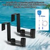 2 Pcs Pool Fence Hooks, Heavy Duty Adjustable Pool Tool