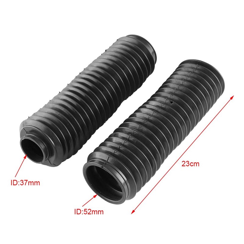 Fork Gaiters 60mm + 38mm Gaiter 1 Pair Rubber Fork