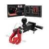 AMBULL Rotatable D Ring Separate Shackle Trailer Hitch Receiver &