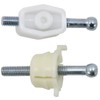 BIAREN Front Headlamp Adjusting Headlight Adjuster Clip Screw Set For